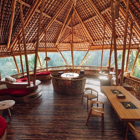 Temple House 3Bds Eco Bamboo House Pool River View Bringkit Exterior photo