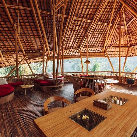 Temple House 3Bds Eco Bamboo House Pool River View Bringkit Exterior photo