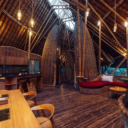 Temple House 3Bds Eco Bamboo House Pool River View Bringkit Exterior photo
