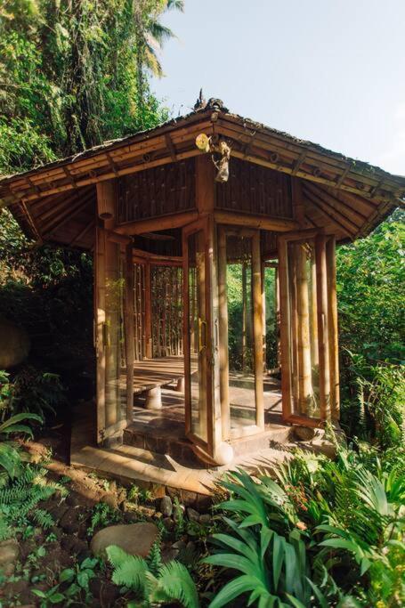 Temple House 3Bds Eco Bamboo House Pool River View Bringkit Exterior photo