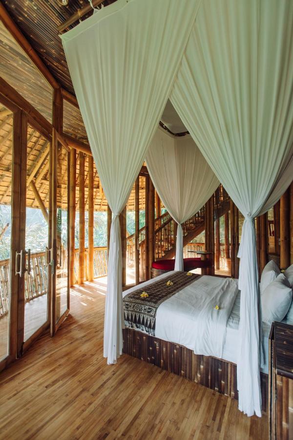 Temple House 3Bds Eco Bamboo House Pool River View Bringkit Exterior photo