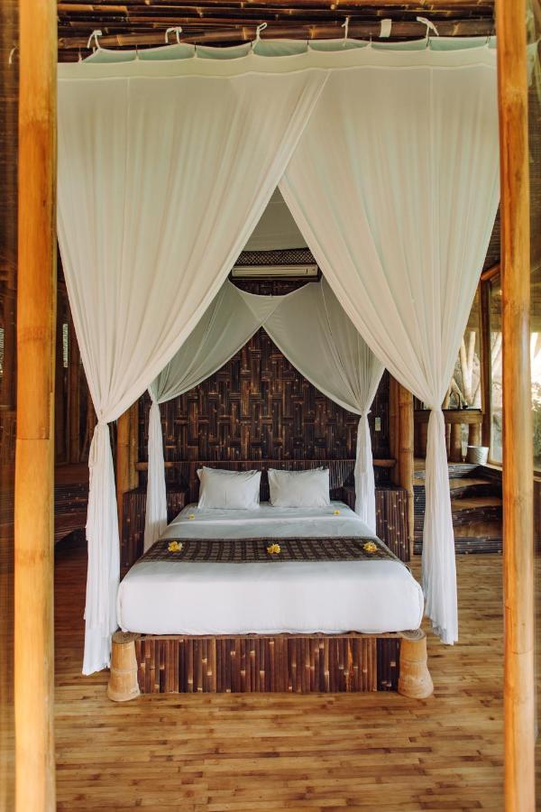 Temple House 3Bds Eco Bamboo House Pool River View Bringkit Exterior photo