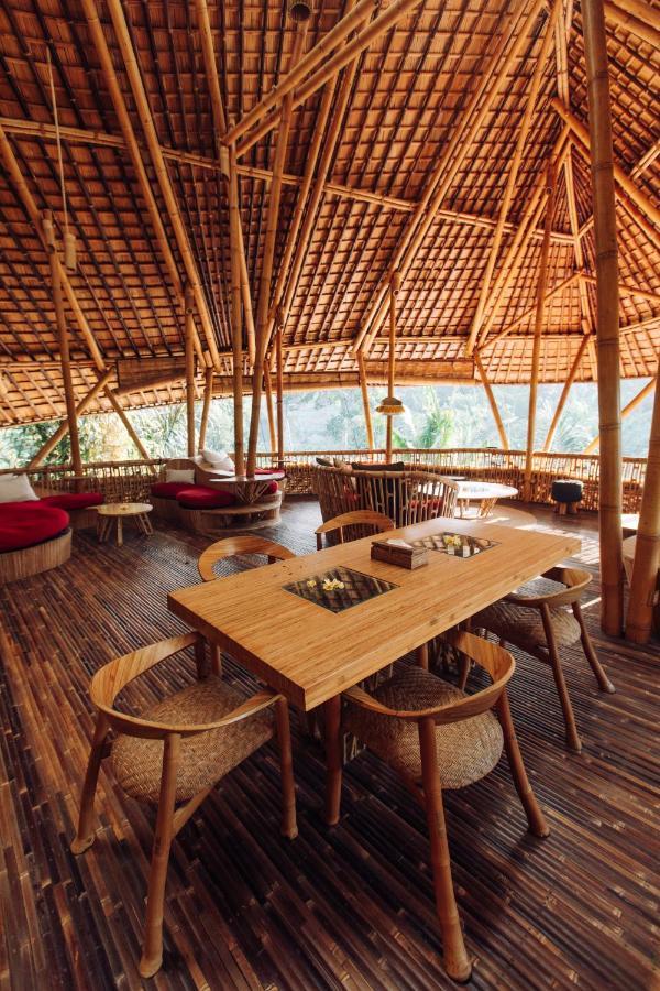 Temple House 3Bds Eco Bamboo House Pool River View Bringkit Exterior photo