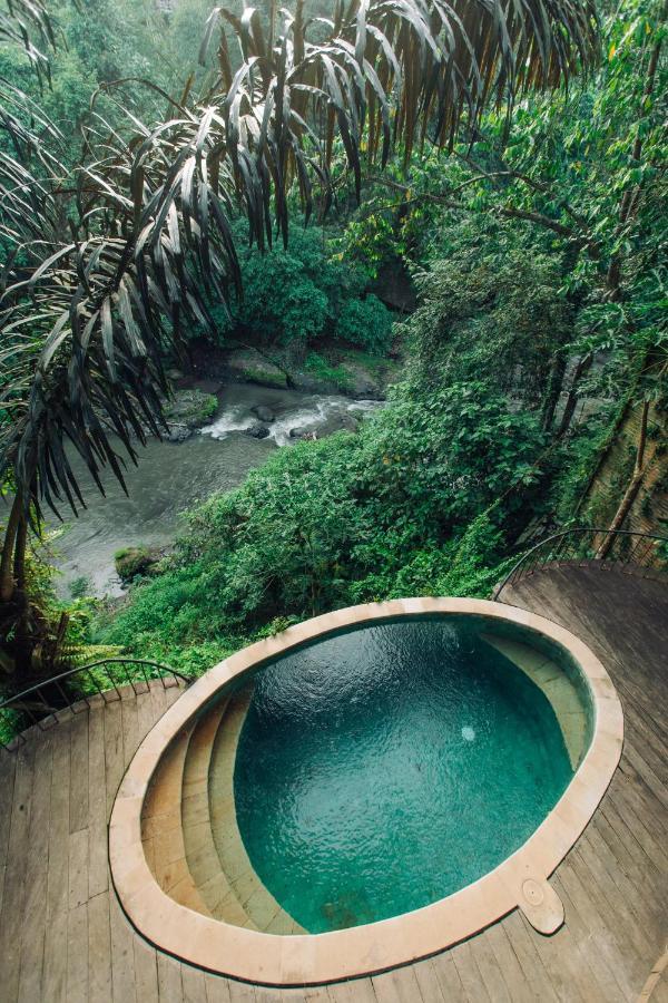 Temple House 3Bds Eco Bamboo House Pool River View Bringkit Exterior photo