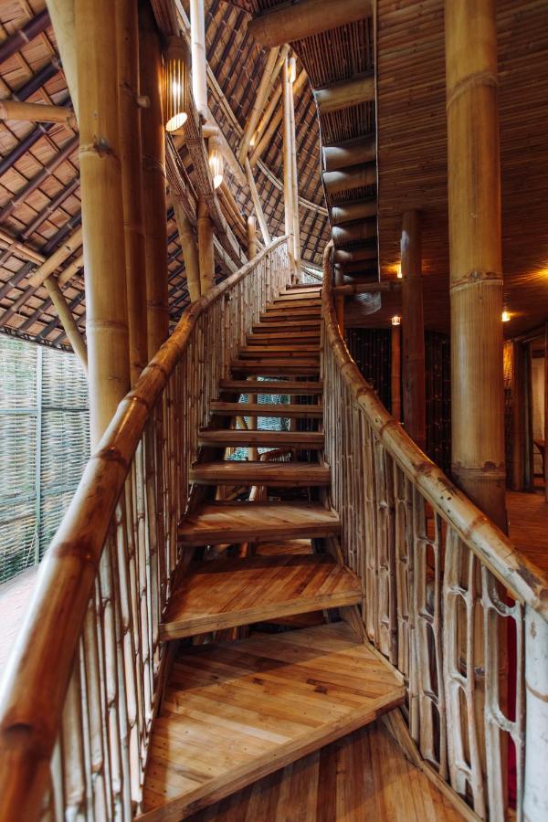 Temple House 3Bds Eco Bamboo House Pool River View Bringkit Exterior photo